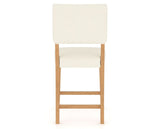 Canadel South West Counter Stool in Caramel Washed, YJ Faux Leather, back view