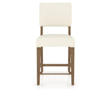 Canadel South West Counter Stool in Pecan Washed, YJ Faux Leather, front view