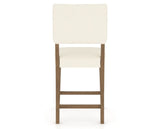 Canadel South West Counter Stool in Pecan Washed, YJ Faux Leather, back view