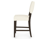 Canadel South West Counter Stool in Davy's Grey, YJ Faux Leather, side view