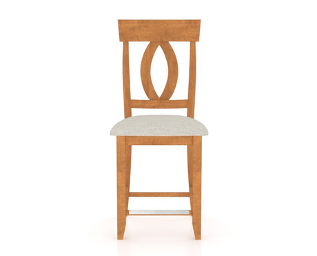 Canadel Core Counter Stool 8100 in Fixed Base, front view
