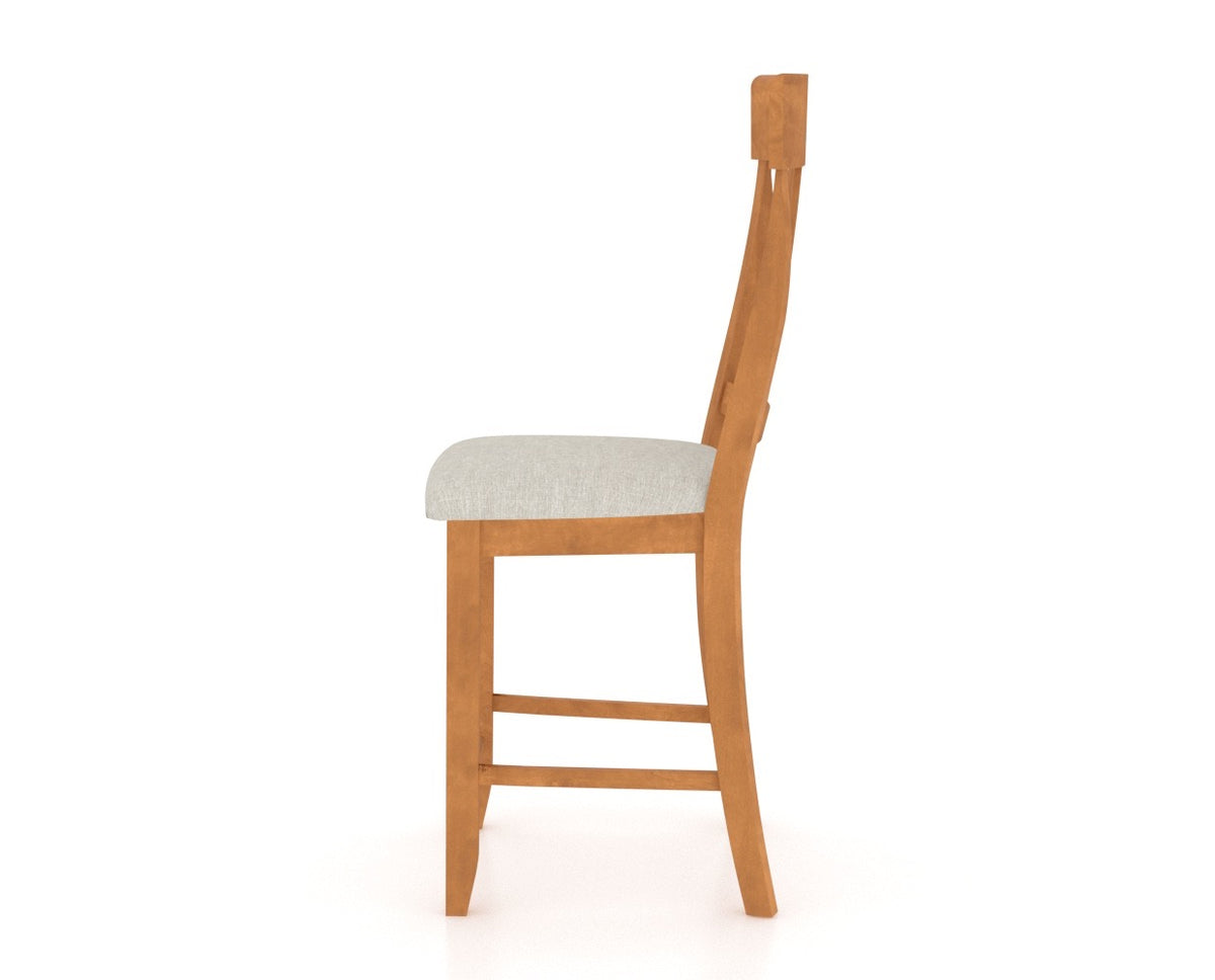 Canadel Core Counter Stool 8100 in Fixed Base, side view