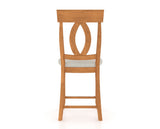 Canadel Core Counter Stool 8100 in Fixed Base, back view