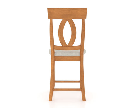 Canadel Core Counter Stool 8100 in Fixed Base, back view