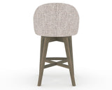 Canadel Downtown Point Counter Stool in Shadow, FP Crypton®, back view
