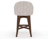 Canadel Downtown Point Counter Stool in Cognac Washed, FP Crypton®, back view