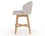 Canadel Downtown Point Counter Stool in Caramel Washed, FP Crypton®, side view