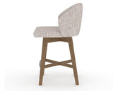 Canadel Downtown Point Counter Stool in Pecan Washed, FP Crypton®, side view