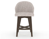 Canadel Downtown Point Counter Stool in Hazelnut Washed, FP Crypton®, front view