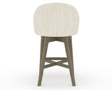 Canadel Downtown Point Counter Stool in Shadow, FT InsideOut®, back view