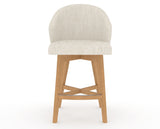 Canadel Downtown Point Counter Stool in Caramel Washed, FT InsideOut®, front view