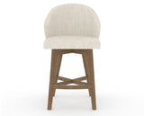 Canadel Downtown Point Counter Stool in Pecan Washed, FT InsideOut®, front view
