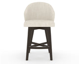 Canadel Downtown Point Counter Stool in Davy's Grey, FT InsideOut®, front view