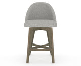 Canadel Downtown Tove Counter Stool in Shadow, 7C Fabric, front view