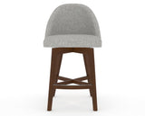 Canadel Downtown Tove Counter Stool in Cognac Washed, 7C Fabric, front view