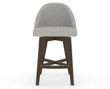 Canadel Downtown Tove Counter Stool in Hazelnut Washed, 7C Fabric, front view