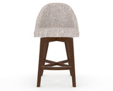 Canadel Downtown Tove Counter Stool in Cognac Washed, FP Crypton®, front view