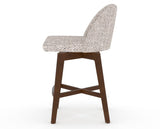 Canadel Downtown Tove Counter Stool in Cognac Washed, FP Crypton®, side view