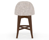 Canadel Downtown Tove Counter Stool in Cognac Washed, FP Crypton®, back view