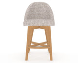 Canadel Downtown Tove Counter Stool in Caramel Washed, FP Crypton®, front view
