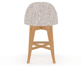 Canadel Downtown Tove Counter Stool in Caramel Washed, FP Crypton®, back view