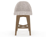 Canadel Downtown Tove Counter Stool in Pecan Washed, FP Crypton®, front view