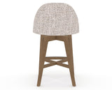 Canadel Downtown Tove Counter Stool in Pecan Washed, FP Crypton®, back view