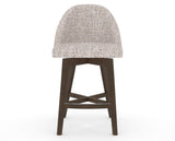 Canadel Downtown Tove Counter Stool in Hazelnut Washed, FP Crypton®, front view