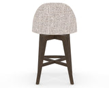 Canadel Downtown Tove Counter Stool in Hazelnut Washed, FP Crypton®, back view
