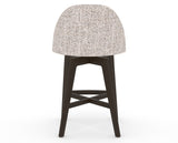 Canadel Downtown Tove Counter Stool in Davy's Grey, FP Crypton®, back view