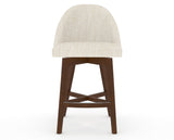 Canadel Downtown Tove Counter Stool in Cognac Washed, FT InsideOut®, front view