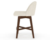 Canadel Downtown Tove Counter Stool in Cognac Washed, FT InsideOut®, side view