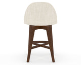 Canadel Downtown Tove Counter Stool in Cognac Washed, FT InsideOut®, back view