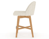 Canadel Downtown Tove Counter Stool in Caramel Washed, FT InsideOut®, side view