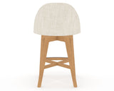 Canadel Downtown Tove Counter Stool in Caramel Washed, FT InsideOut®, back view