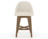Canadel Downtown Tove Counter Stool in Pecan Washed, FT InsideOut®, front view