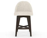 Canadel Downtown Tove Counter Stool in Davy's Grey, FT InsideOut®, front view
