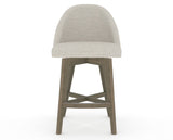 Canadel Downtown Tove Counter Stool in Shadow, TB Fabric, front view