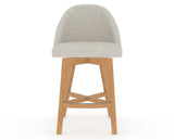 Canadel Downtown Tove Counter Stool in Caramel Washed, TB Fabric, front view