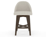 Canadel Downtown Tove Counter Stool in Hazelnut Washed, TB Fabric, front view