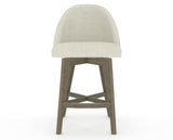 Canadel Downtown Tove Counter Stool in Shadow, TW Fabric, front view