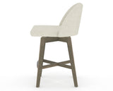 Canadel Downtown Tove Counter Stool in Shadow, TW Fabric, side view