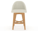Canadel Downtown Tove Counter Stool in Caramel Washed, TW Fabric, front view
