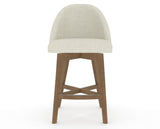 Canadel Downtown Tove Counter Stool in Pecan Washed, TW Fabric, front view