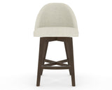 Canadel Downtown Tove Counter Stool in Hazelnut Washed, TW Fabric, front view
