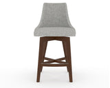 Canadel Downtown Trend Counter Stool in Cognac Washed, 7C Fabric, front view