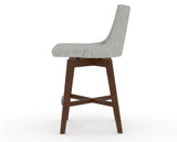 Canadel Downtown Trend Counter Stool in Cognac Washed, 7C Fabric, side view