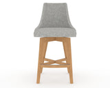Canadel Downtown Trend Counter Stool in Caramel Washed, 7C Fabric, front view