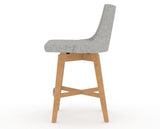 Canadel Downtown Trend Counter Stool in Caramel Washed, 7C Fabric, side view