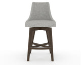 Canadel Downtown Trend Counter Stool in Hazelnut Washed, 7C Fabric, front view
